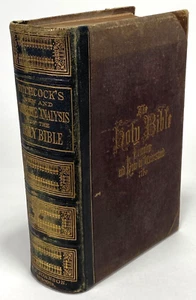 1875 HITCHCOCK'S New And COMPLETE ANALYSIS of the Holy Bible & How To Understand - Picture 1 of 6