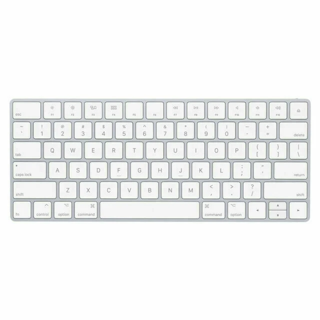 APPLE RECHARGEABLE WIRELESS MAGIC KEYBOARD 2 (A1644) MLA22LL/A W/LIGHTNING CABLE - Image 1 of 1