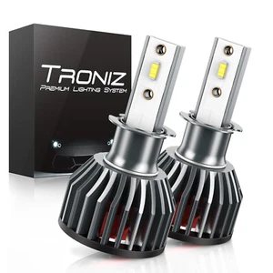 H3 LED Headlight Bulbs, 60W 10000 Lumens Super Bright Advance LED Conversion Kit - Picture 1 of 6