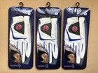 3-pack Asbri Mens TourMark All Weather White/Blue Golf Gloves - SMALL  - GB flag