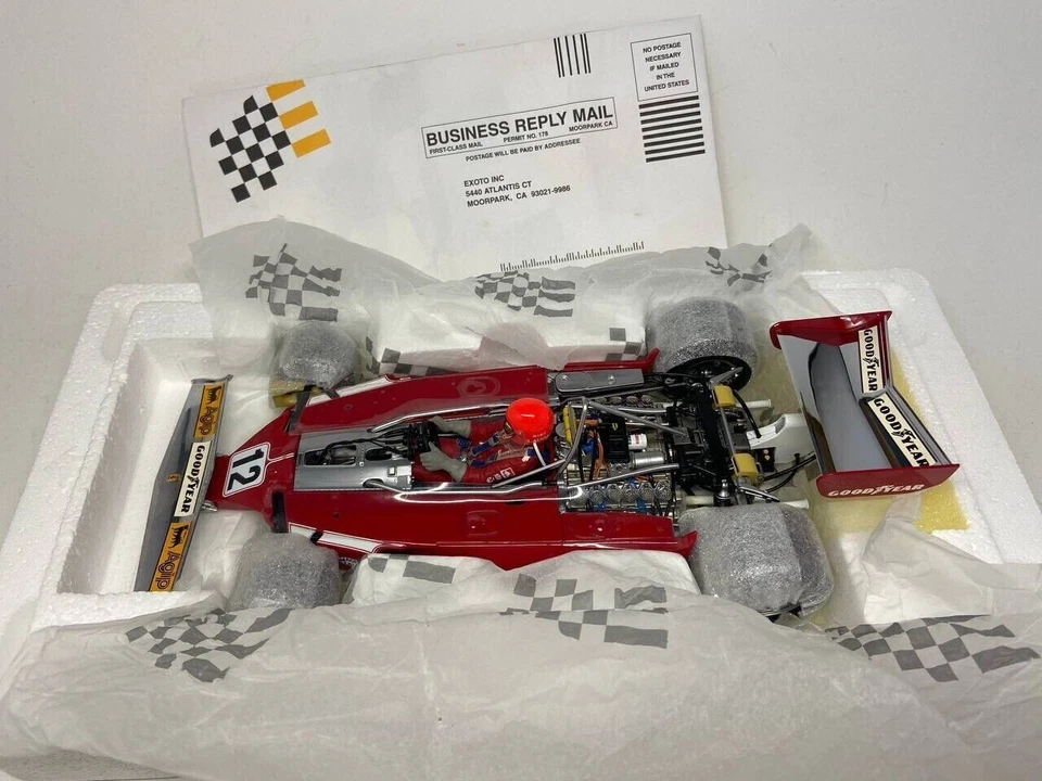 FERRARI 312T1 NIKI LAUDA GP USA - EXOTO 1/18 - Immagine 1 di 4