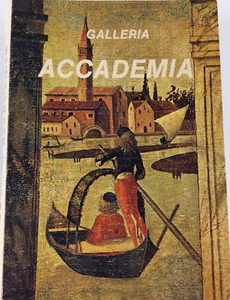 Folleto de viaje desplegable Galería de la Academia recuerdo color 20 imágenes 5 idiomas - Imagen 1 de 5
