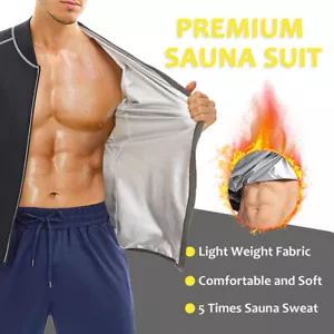 Hombres Sudor Body Modelador Chaleco Entrenador de Cintura Entrenamiento Fajas para Hombre Camiseta sin Mangas Gimnasio - Imagen 1 de 13