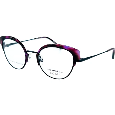 Marco de gafas de metal Morel Koali 20066K Camelia para mujer PN04 púrpura 47-20 Francia Foto 1 de 4