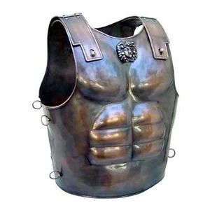 Antike Rüstung Griechische Brustplatte Jacke Bronze Rüstung Jacke Kostüm Geschenkartikel - Bild 1 von 2