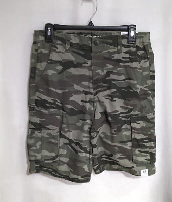 Sonoma товары для жизни мальчика зеленый камуфляж подлинный грузовой шорты - размеры 18/20 - новый с Ярлыками - Изображение 1 из 2
