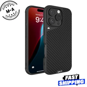 Mous Limitless 6.0 Case for iPhone 16 Pro Max - MagSafe, Carbon Fiber, Shockproo - Picture 1 of 8