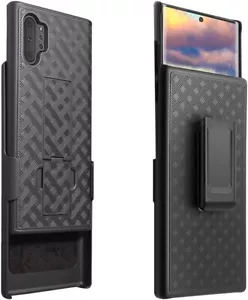Samsung Galaxy Note 10 Plus Shockproof w/ Kickstand Belt Clip Holster Cover Case - Picture 1 of 9