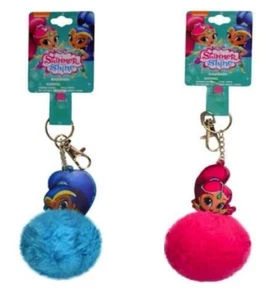 Shimmer and Shine Pom Pom Keychain Clips - Picture 1 of 3