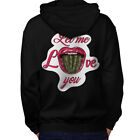 Wellcoda Let Me Love You Fashion Mens Hoodie Design On The Jumpers Back