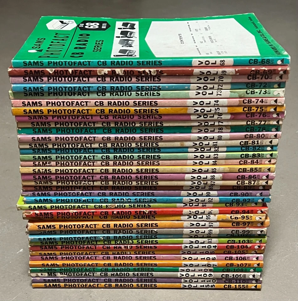 Sams Photofact Manuals CB Radio Series Instruction Sam’s VTG  CB-68 to CB-155 - Image 1 of 1