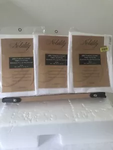 EDELHEIT NEU BÜNDEL 3 X KINGSGRÖSSE REISSVERSCHLUSS KISSENBEZÜGE 250TC 100 % BAUMWOLLE WEISS. - Bild 1 von 6