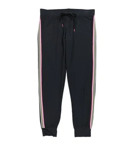 P.J. Salvage Womens Pink,Green Stripe Pajama Jogger Pants - Picture 1 of 3
