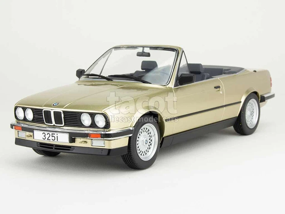 BMW 325I E30 3ER Serie Cabrio 1985 Dark Red IN Metallo MCG 18380 1 18 2.5i