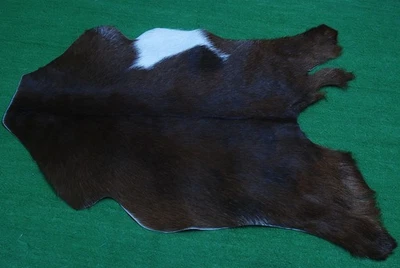 GOAT Western taxidermy Hide Rug Natural Pattern Fur Goat Hide Rode SA-1250 - Image 1 of 3