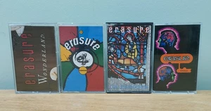 4 x Erasure Cassette Tape Albums - Wonderland, The Circus, The Innocents, Chorus - Picture 1 of 7