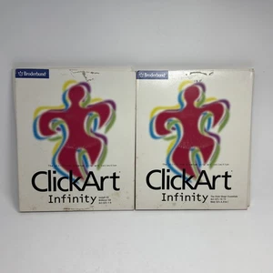 Clickart Click Art Infinity 21 CD All In One Premium Collection Broderbund - Picture 1 of 13