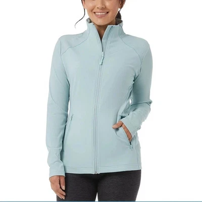 32 Degrees Cool Women's Active Mock Neck Full Zip Jacket - Image 1 of 4