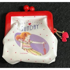 BEAUTIFUL SUNDAY KUTSUWA BS-652 WALLET PURSE VINTAGE MADE IN JAPAN. - Foto 1 di 5