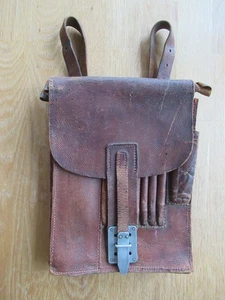 Alte braune Kartentasche / Kartenmeldetasche aus Wehrmacht Nachlass - Bild 1 von 4