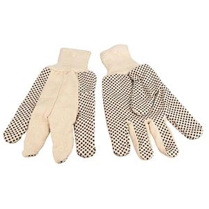 Guantes de jardín ligeros guantes de trabajo tela doblada, talla única, puños - Imagen 1 de 3