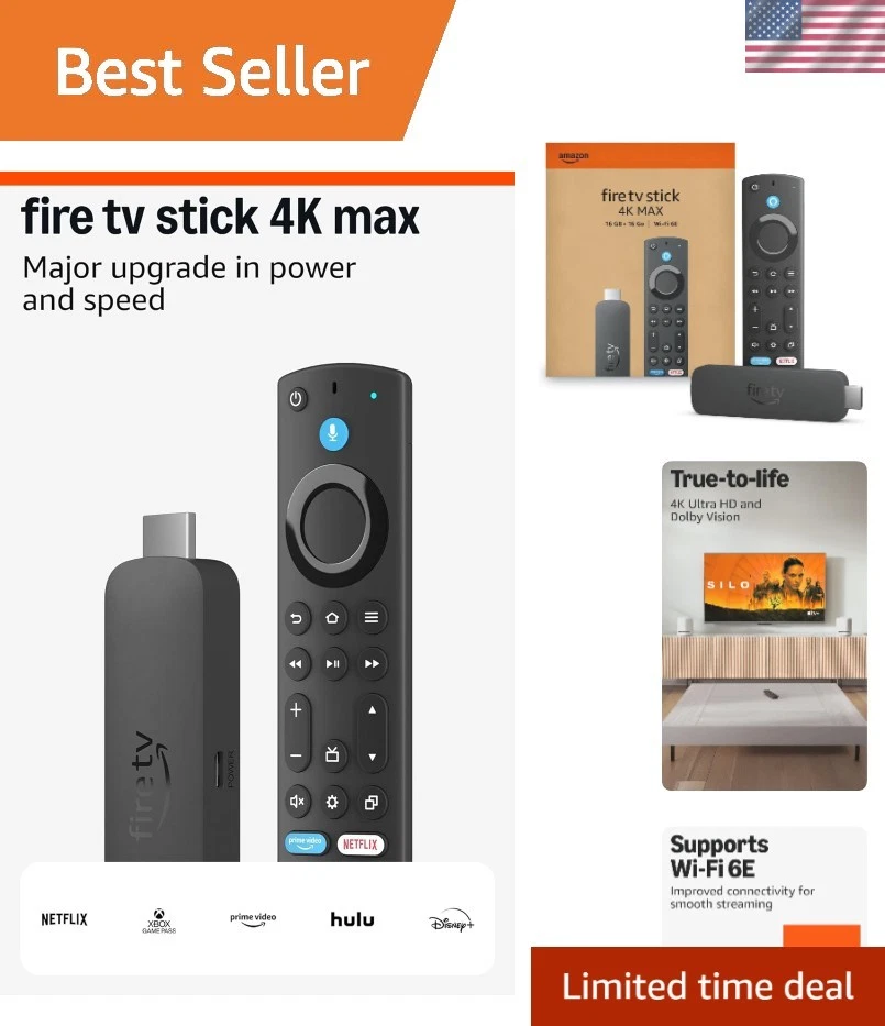 Revolutionize Your Streaming: Fire TV Stick 4K Max con control remoto por voz Foto 1 de 4
