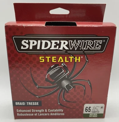 SpiderWire Stealth verde musgo ‎SS65G-500 0,015 pulgadas | 0,38 mm Foto 1 de 2