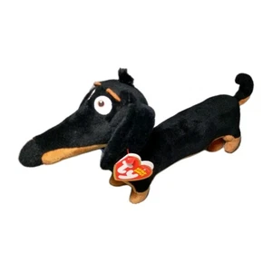 TY Beanie Baby 12 Zoll Medium "Buddy" Dackel Hund Secret Life of Pets Plüsch Neu mit Etikett - Bild 1 von 24
