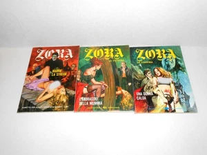 ZORA lotto 3 fumetti per adulti , come da foto - Foto 1 di 3