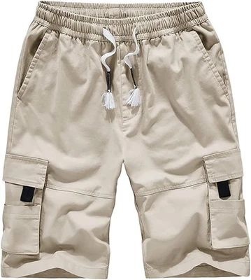 Mens Cargo Shorts Summer Casual Elastic Loose Fit Combat Work Shorts Size XL - Image 1 of 4