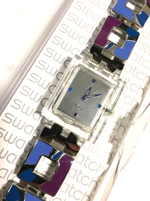 RELOJ CUADRADO - SUBK147G HOT BATIK PÚRPURA - ¡TOTALMENTE NUEVO!! Foto 1 de 4