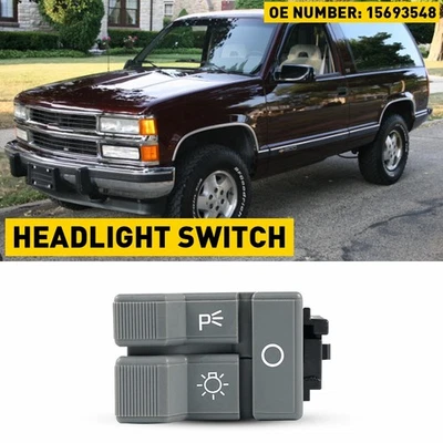 Nuevo faro luz para camioneta Switch 1990-1994 Chevrolet y GMC C1500 C2500 C3500 Foto 1 de 4