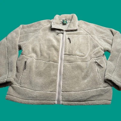 Chaqueta Cabelas Polar con Cremallera para Hombres XL Beige Bolsillos con Cremallera Cuello Simulado Exterior Foto 1 de 4