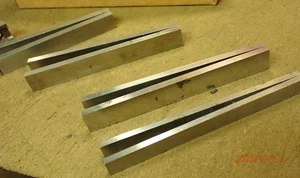 LOT P67: PAIRS AND SINGLES OF VINTAGE MACHINIST SETUP PARLALLEL BARS - Picture 1 of 17