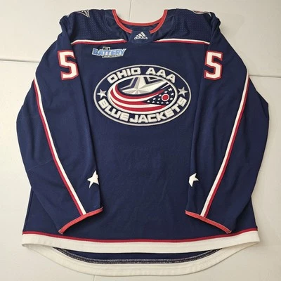 Adidas Columbus Blue Jackets Jersey NHL #5 Hockey Mens Size 52 XL  - Image 1 of 4