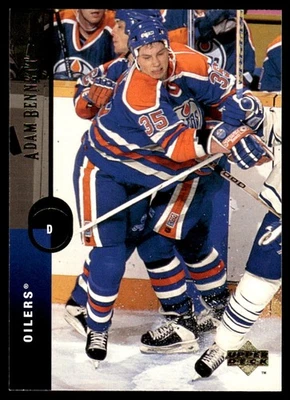 1994-95 Upper Deck #202 Adam Bennett Edmonton Oilers Hockey Card - Image 1 of 2