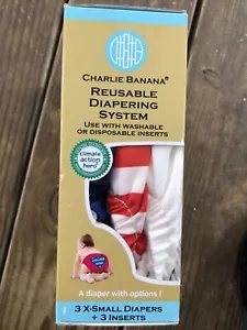Charlie Banana Reusable Diapers 3x-small - Picture 1 of 4