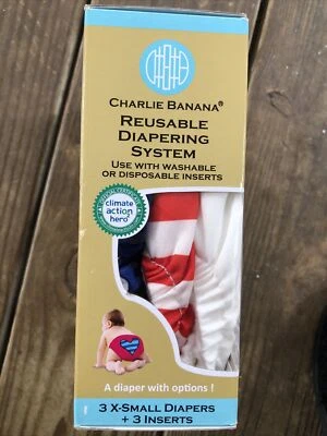 Charlie Banana Reusable Diapers 3x-small - Image 1 of 4