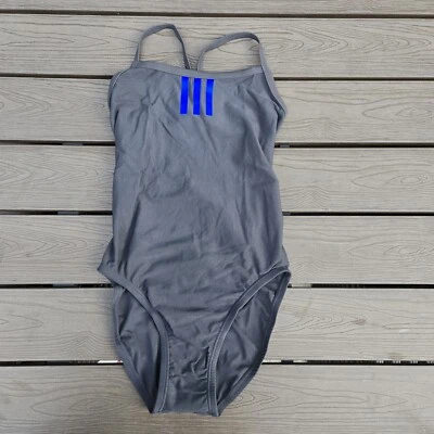 Adidas Mujer C-back Infinitex Gris/Negro Traje de Baño de Una Pieza 28 Nuevo Foto 1 de 3