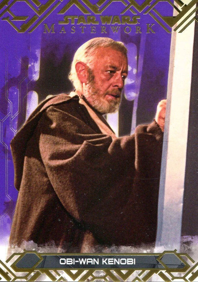 Star Wars Masterwork 2017 Purple Base Card #43 Obi-Wan Kenobi - Image 1 of 1