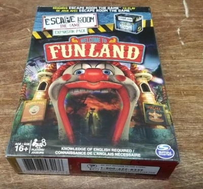 Escape Room The Game Expansion Pack - Welcome to Funland - Free Shipping - Image 1 of 2