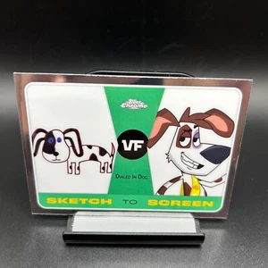 2025 Topps Chrome VeeFriends Sketch to Screen #SK-7 Dialed In Dog - Picture 1 of 2