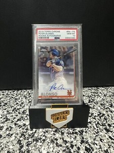 2019 Topps Chrome Pete Alonso Rookie Auto Autograph PSA 10 Mets
