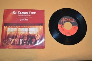 JOHN PARR 7" 45 RPM Record St. Elmo's Fire & One Love with Original Sleeve - Picture 1 of 4