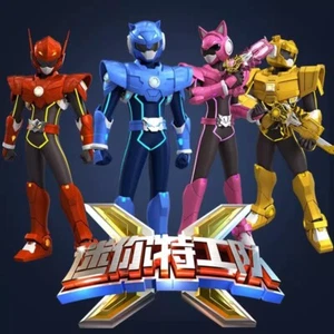 Juego de 4 piezas Miniforce Mini Force BOLT Volt SEMI MAX LUCY Ranger figura de acción juguetes - Imagen 1 de 4