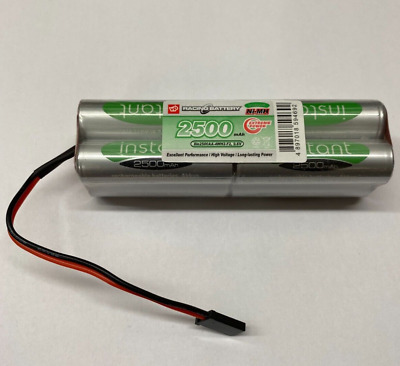 9.6v Battery Pack NEW Technology Nimh+ Sq Futaba VAPEXTECH 2500mAh LSD • 16.40£