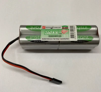 9.6v Battery Pack NEW Technology Nimh+ sq Futaba VAPEXTECH 2500mAh LSD - Image 1 of 4