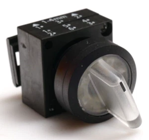 Siemens Knebelschalter beleuchtet 3SB3 001-2LA71 | 3SB3001-2LA71 - Bild 1 von 3