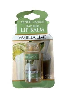 Yankee Candle Vanilla Lime Lip Balm Original Package Mini Jar - New Old Stock - Picture 1 of 4