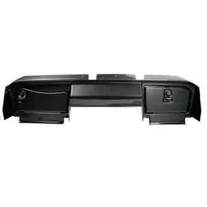 Cubierta de tablero de fibra de carbono para carro de golf EZGO RXV con puertas de bloqueo para 2008-2015 - Imagen 1 de 5